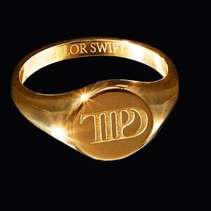 Taylor Swift Size 5 Ring The Tortured Poets Department Gold Plated Eras Tour